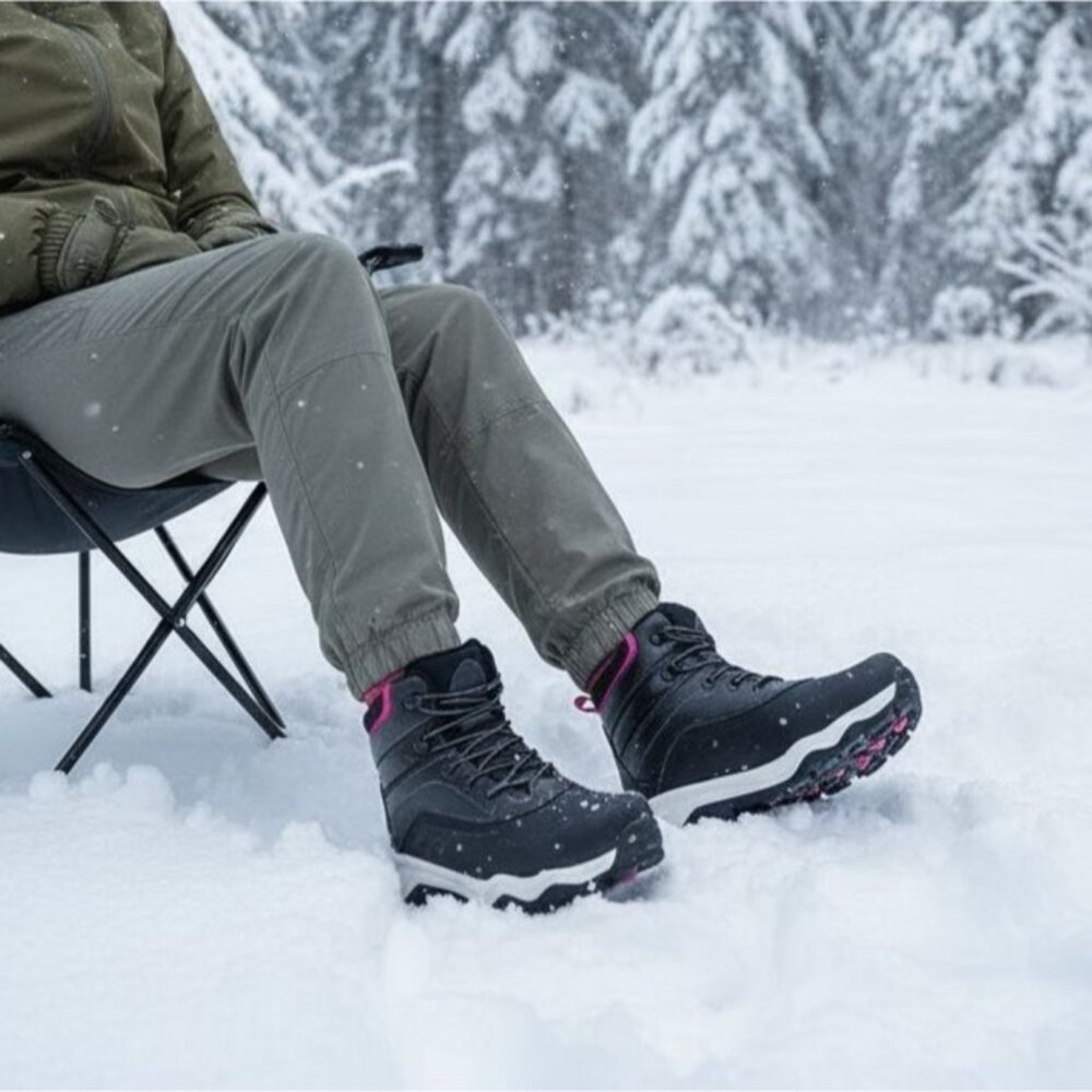 New Khombu 9 Boots Waterproof Woman All Weather Winter Snow Outdoor Shoes